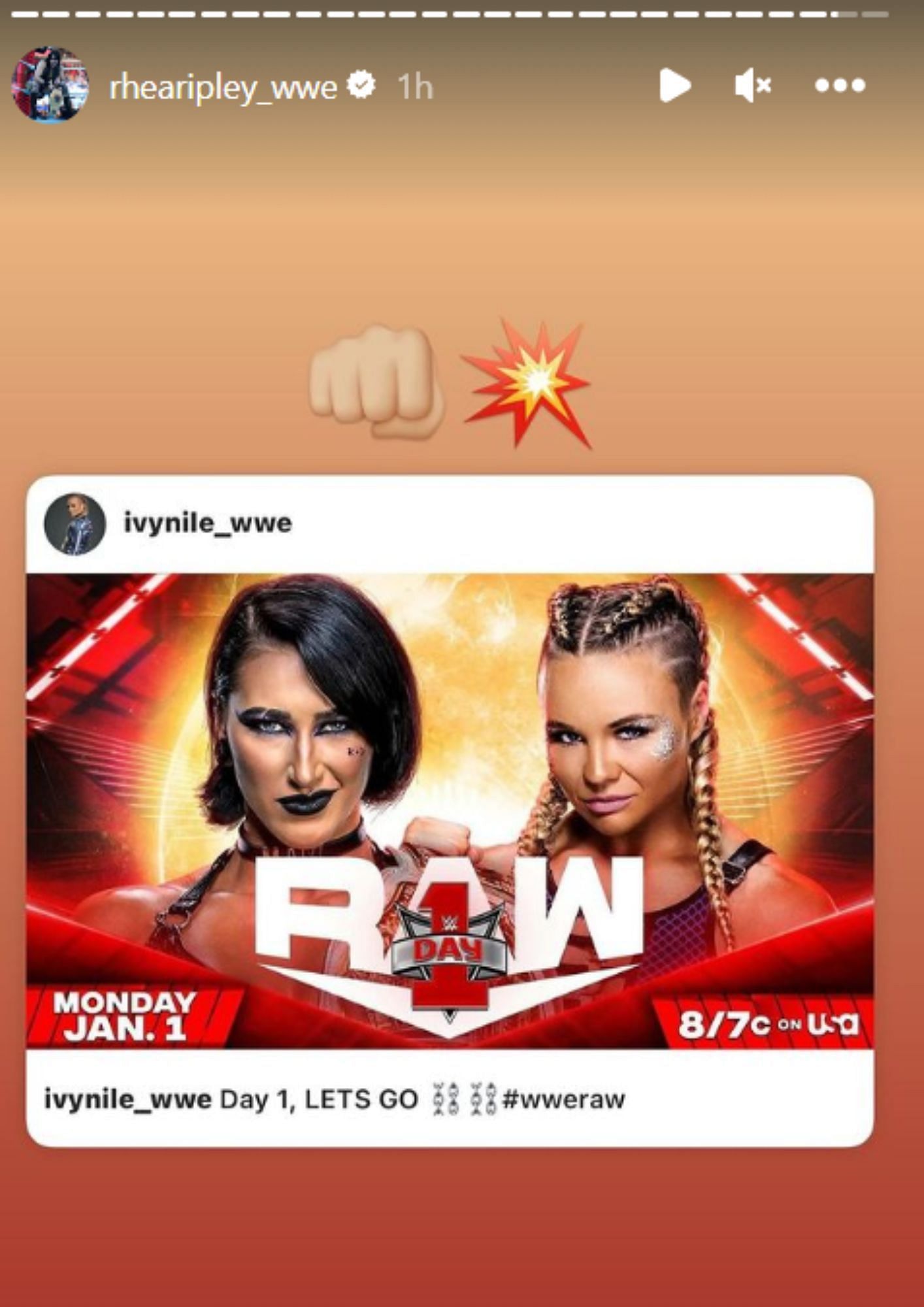 Rhea Ripley vs. Ivy Nile on Day 1 for the Women's World Title